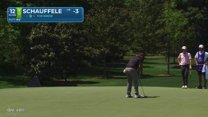 Xander Schauffele | Round 2 | 12th hole | Shot 4 | 2026 Truist Championship