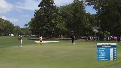 Daniel Berger | Round 4 | 3rd hole | Shot 3 | 2025 RBC Heritage