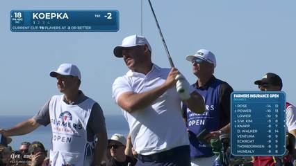 Brooks Koepka | Round 2 | 18th hole | Shot 1 | 2026 Farmers