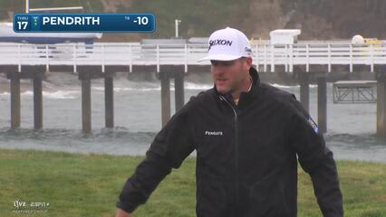 Taylor Pendrith | Round 3 | 17th hole | Shot 4 | 2025 AT&T Pebble Beach