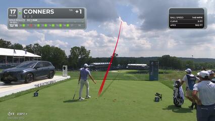 Corey Conners | Round 2 | 17th hole | Shot 1 | 2025 BMW Championship