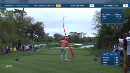 Jacob Bridgeman | Round 1 | 5th hole | Shot 1 | 2026 THE PLAYERS