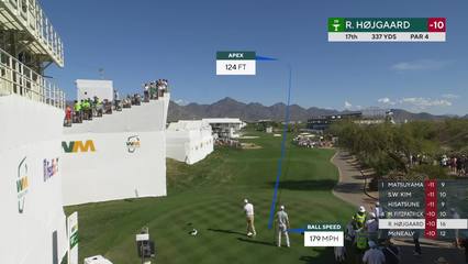 Rasmus Højgaard | Round 3 | 17th hole | Shot 1 | 2026 WM Phoenix Open