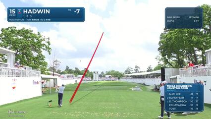 Adam Hadwin | Round 3 | 15th hole | Shot 1 | 2025 Houston Open