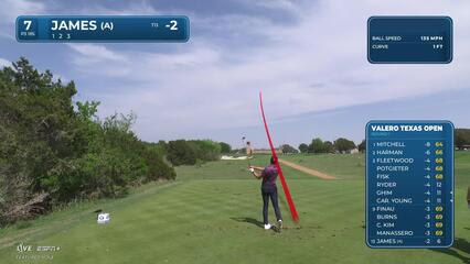Benjamin James | Round 1 | 7th hole | Shot 1 | 2025 Valero
