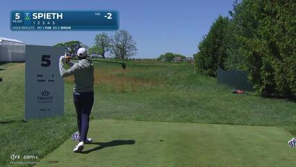 Jordan Spieth | Round 3 | 5th hole | Shot 1 | 2025 Truist Championship