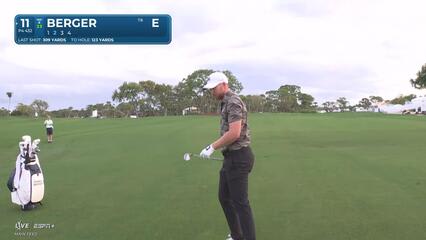 Daniel Berger | Round 1 | 11th hole | Shot 2 | 2025 Cognizant Classic