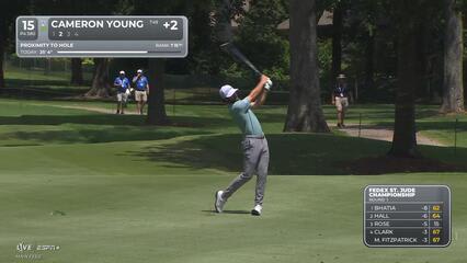 Cameron Young | Round 1 | 15th hole | Shot 2 | 2025 FedEx St. Jude