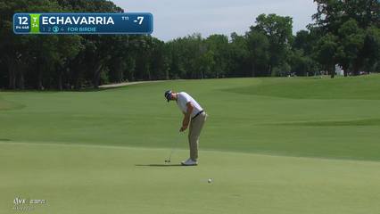 Nico Echavarria | Round 3 | 12th hole | Shot 4 | 2026 Charles Schwab
