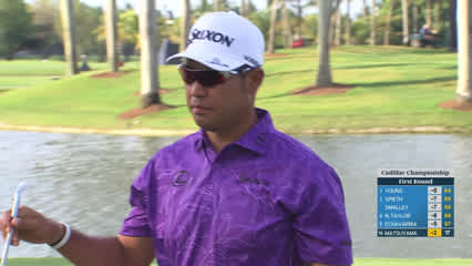 Hideki Matsuyama | Round 1 | 18th hole | Shot 2 | 2026 Cadillac