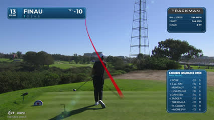 Tony Finau | Round 4 | 13th hole | Shot 1 | 2026 Farmers