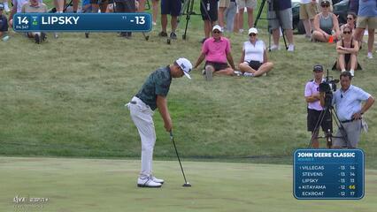 David Lipsky | Round 3 | 14th hole | Shot 4 | 2025 John Deere