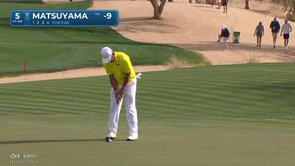 Hideki Matsuyama | Round 4 | 5th hole | Shot 4 | 2025 WM Phoenix Open