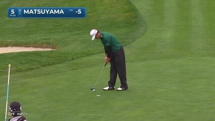 Hideki Matsuyama | Round 3 | 5th hole | Shot 3 | 2025 AT&T Pebble Beach