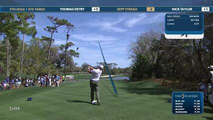 Sepp Straka | Round 2 | 5th hole | Shot 1 | 2025 THE PLAYERS