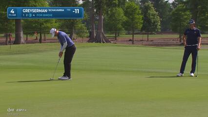 Max Greyserman | Round 3 | 4th hole | Shot 3 | 2025 Zurich Classic