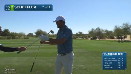 Scottie Scheffler | Round 4 | 13th hole | Shot 3 | 2026 WM Phoenix Open
