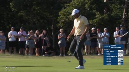 Scottie Scheffler | Round 2 | 15th hole | Shot 4 | 2025 Genesis Scottish Open