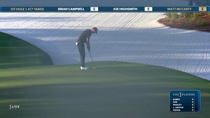 Matt McCarty | Round 1 | 1st hole | Shot 4 | 2025 THE PLAYERS