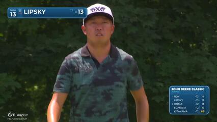 David Lipsky | Round 3 | 13th hole | Shot 3 | 2025 John Deere