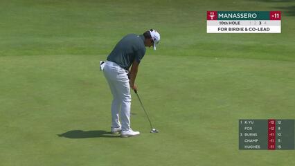 Matteo Manassero | Round 3 | 10th hole | Shot 4 | 2025 RBC Canadian