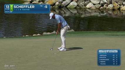 Scottie Scheffler | Round 4 | 13th hole | Shot 4 | 2026 Arnold Palmer
