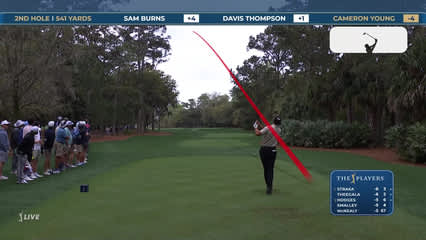 Cameron Young | Round 2 | 2nd hole | Shot 1 | 2026 THE PLAYERS