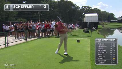 Scottie Scheffler | Round 1 | 8th hole | Shot 1 | 2025 TOUR Championship