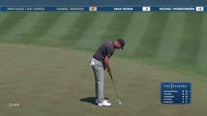 Daniel Berger | Round 2 | 2nd hole | Shot 4 | 2026 THE PLAYERS