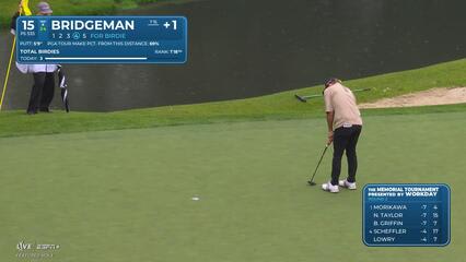 Jacob Bridgeman | Round 2 | 15th hole | Shot 4 | 2025 the Memorial