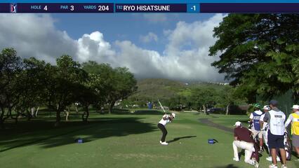Ryo Hisatsune | Round 2 | 4th hole | Shot 1 | 2025 Sony Open