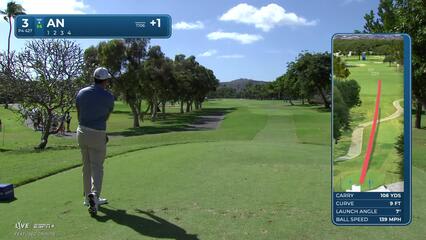 Byeong Hun An | Round 2 | 3rd hole | Shot 1 | 2025 Sony Open