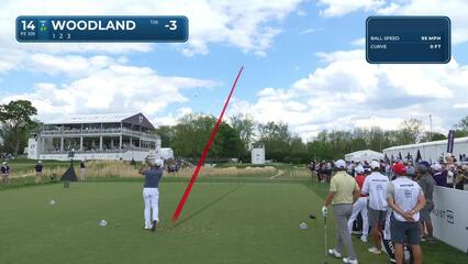 Gary Woodland | Round 1 | 14th hole | Shot 1 | 2025 Truist Championship