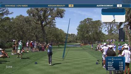 Keegan Bradley | Round 3 | 15th hole | Shot 1 | 2025 THE PLAYERS