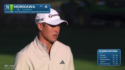 Collin Morikawa | Round 2 | 15th hole | Shot 4 | 2026 The Genesis