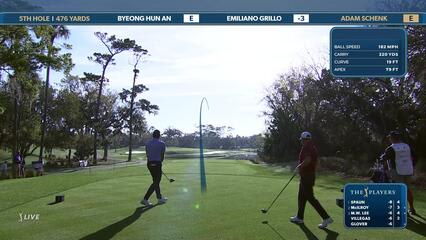 Adam Schenk | Round 2 | 5th hole | Shot 1 | 2025 THE PLAYERS