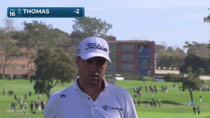 Justin Thomas | Round 3 | 16th hole | Shot 3 | 2025 Genesis