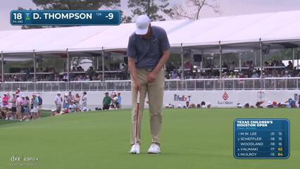 Davis Thompson | Round 4 | 18th hole | Shot 4 | 2025 Houston Open