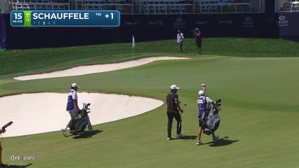 Xander Schauffele | Round 4 | 15th hole | Shot 3 | 2026 Truist Championship
