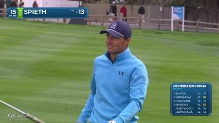 Jordan Spieth | Round 3 | 15th hole | Shot 2 | 2026 AT&T Pebble Beach