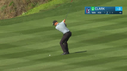 Wyndham Clark | Round 1 | 10th hole | Shot 2 | 2026 AT&T Pebble Beach