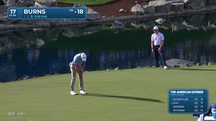 Sam Burns | Round 4 | 17th hole | Shot 3 | 2026 The American Express