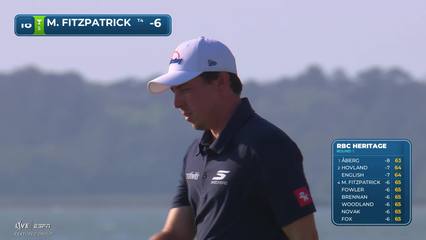Matt Fitzpatrick | Round 1 | 18th hole | Shot 4 | 2026 RBC Heritage