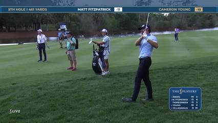 Cameron Young | Round 4 | 5th hole | Shot 2 | 2026 THE PLAYERS