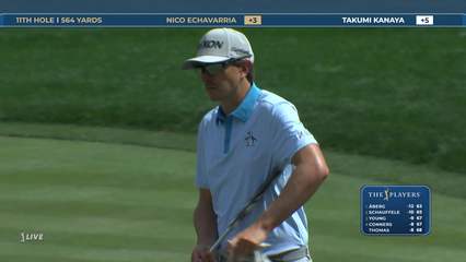 Nico Echavarria | Round 3 | 11th hole | Shot 4 | 2026 THE PLAYERS