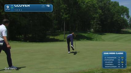 Lucas Glover | Round 2 | 9th hole | Shot 4 | 2025 John Deere