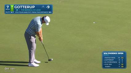 Chris Gotterup | Round 2 | 7th hole | Shot 3 | 2026 WM Phoenix Open
