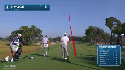 Tom Hoge | Round 1 | 3rd hole | Shot 1 | 2025 The RSM Classic