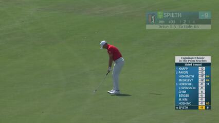 Jordan Spieth | Round 3 | 9th hole | Shot 2 | 2025 Cognizant Classic