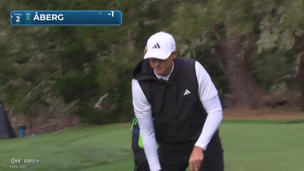 Ludvig Åberg | Round 1 | 11th hole | Shot 4 | 2025 AT&T Pebble Beach
